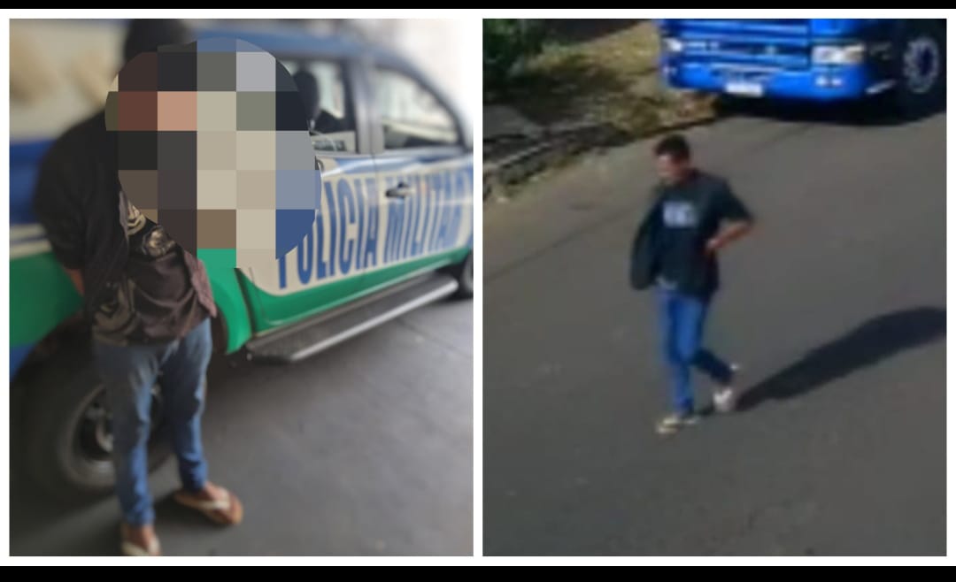 Imagens de câmera de segurança, ajudam PM a prender em flagrante suspeito de tentativa de homicídio 