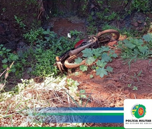 Moto furtada é recuperada no Residencial Tocantins em Rio Verde