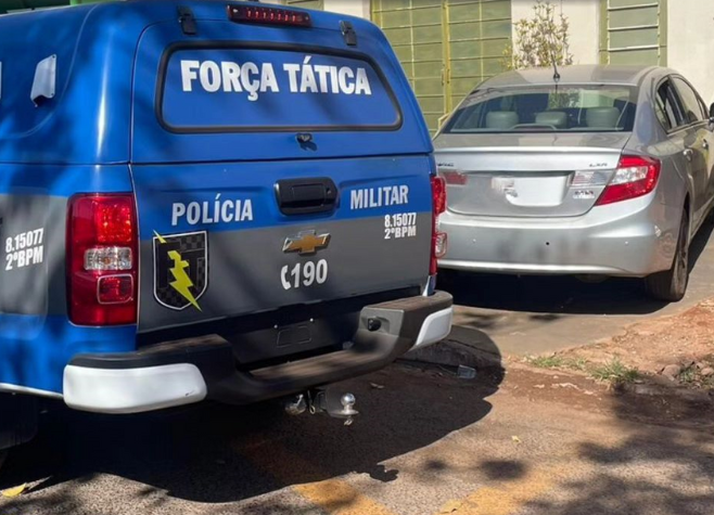 Pai é preso por furtar o carro do próprio filho no Dom Miguel em Rio Verde