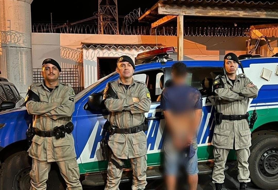 PM prende homem suspeito de arrombar e furtar residência em Rio Verde
