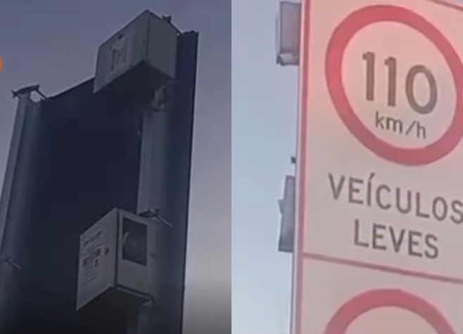 Equipamento escondido em placa na BR-060 entre Rio Verde e Jataí não é radar de velocidade, esclarece PRF