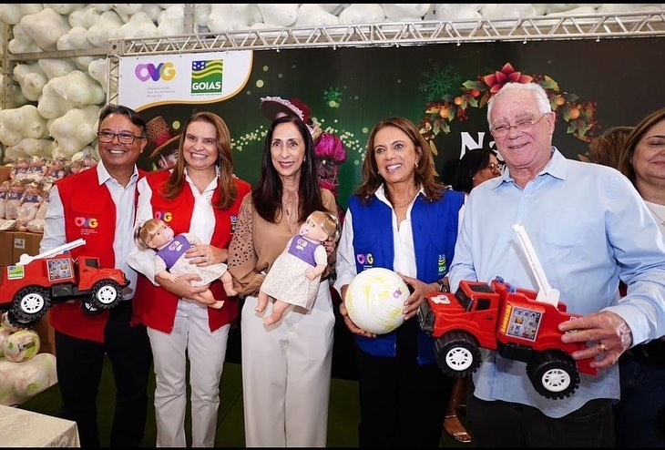 Rio Verde recebe Natal do Bem da OVG e espera beneficiar mais 26 mil crianças Natal Social municipal
