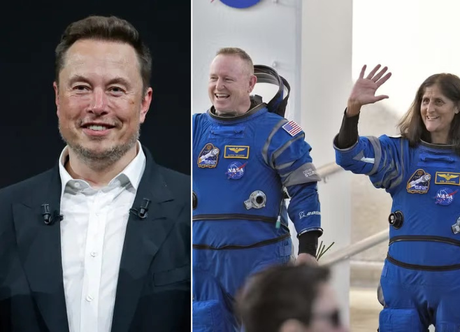 Astronautas presos no espaço podem ser resgatados por Musk 