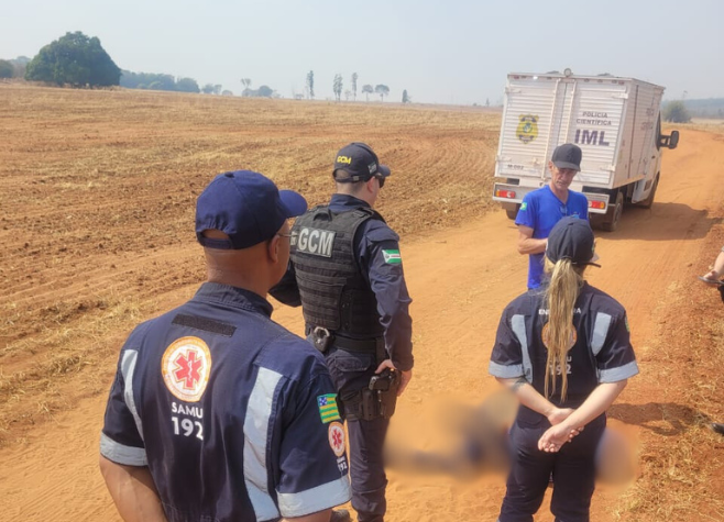 Polícia investiga morte de homem encontrado em estrada vicinal na zona rural de Rio Verde 