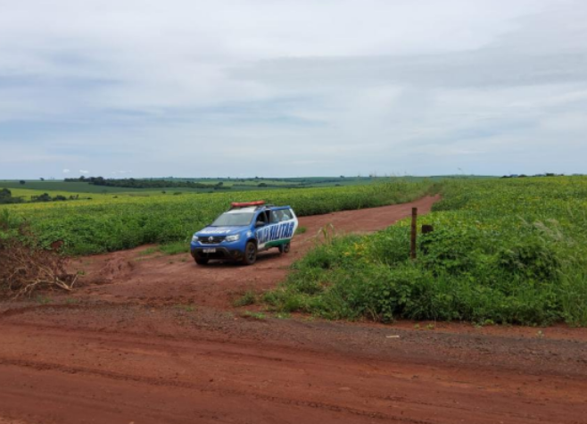 Polícia Militar investiga o furto de grãos e pneus em uma fazenda na zona rural de Rio Verde