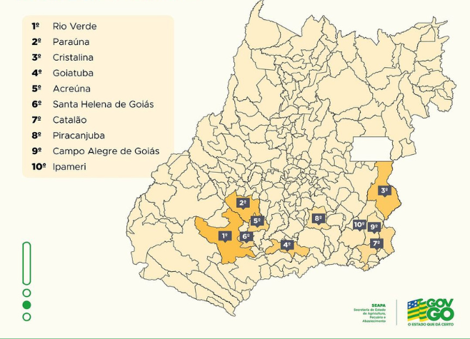 Rio Verde lidera na produção de sorgo em Goiás e no Brasil, aponta ranking da Secretaria Estadual de Agricultura