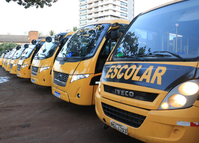 Ônibus escolares de Rio Verde passam por revisão para dar mais qualidade aos alunos 