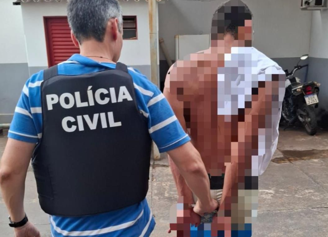 Homem é preso por agredir e pisar em pescoço de mulher na frente dos filhos, em Rio Verde