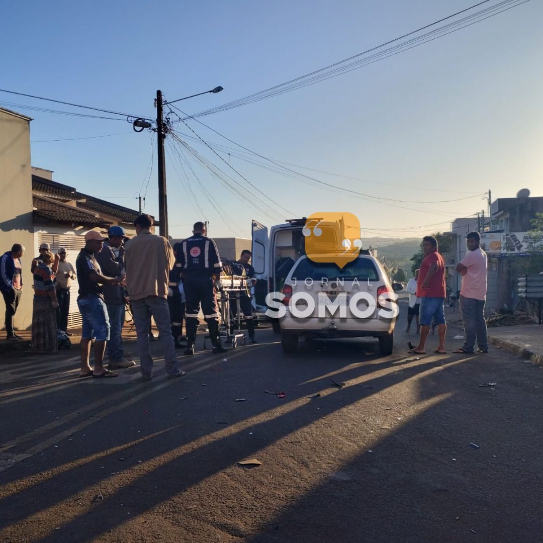 Rio Verde: Acidente entre carro e moto