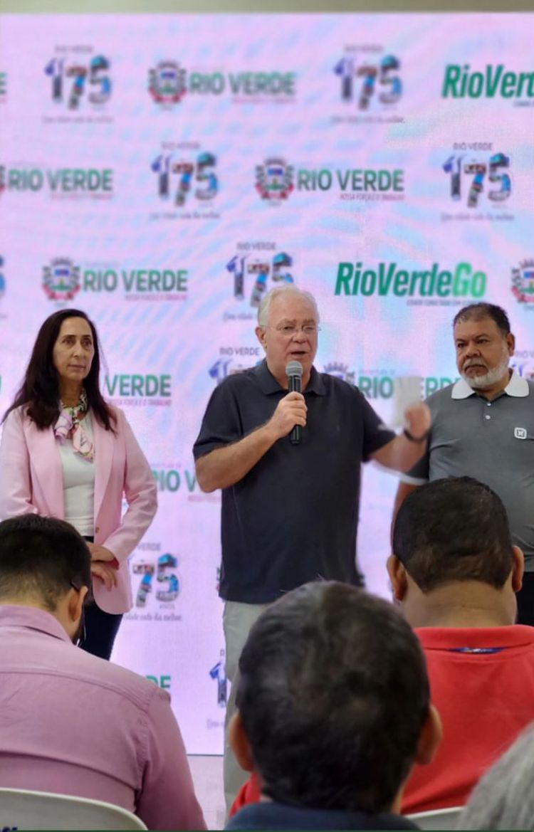 Prefeito apresenta cronograma de eventos e anuncia entrega de obras à Rio Verde 