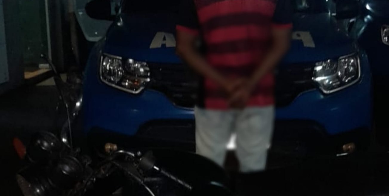 Polícia Militar prende autor e veículo com sinais de identificação adulterados