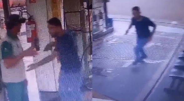 Homem agride mulher, dispara tiros e ameaça funcionário em Goiânia
