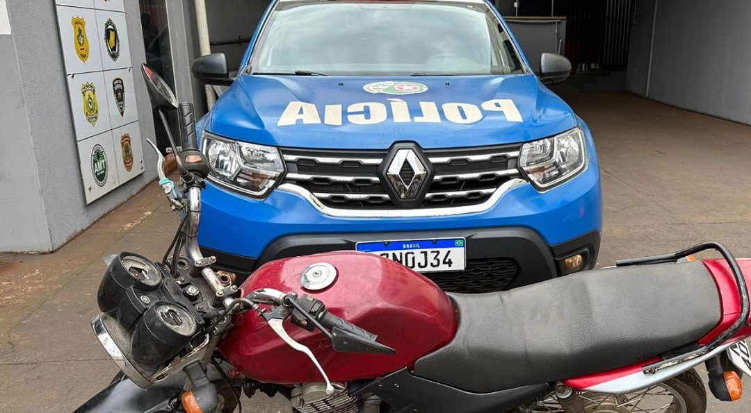 Indivíduo é preso por adulteração do chassi da motocicleta