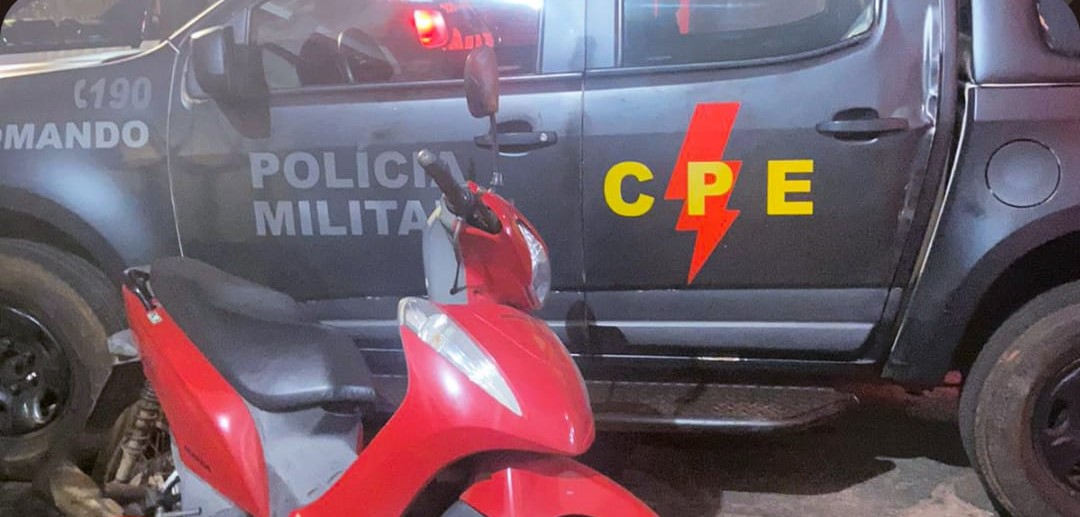 CPE recupera moto roubada no Parque Bandeirantes e localiza um dos suspeitos 