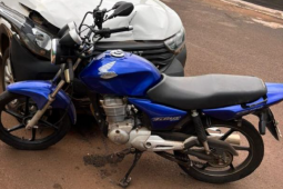 Acidente envolvendo carro e moto deixa vítima ferida no Residencial Maranata, em Rio Verde