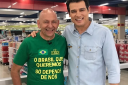 Bolsonaristas pedem para Havan retirar patrocínio do SBT após presença de Lula na emissora