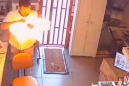 Celular explode na mão de técnico de manutenção, em Uruaçu