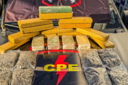 CPE apreende drogas avaliadas em R$ 250 mil e prende dois suspeitos de tráfico na BR-060, em Rio Verde