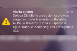 Defesa Civil alerta para risco de alagamentos em Rio Verde nesta segunda (09)