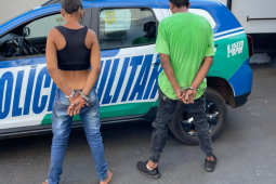 Dupla é presa após tentativa de furto em residência na Vila Amália, em Rio Verde