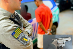 Em Rio Verde, homem é preso após ir a quartel e ameaçar bombeiros militares com arma de fogo