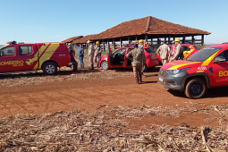 Corpo de Bombeiros localiza criança desaparecida desde sábado, (09/08) na zona rural de Goiatuba