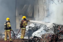 Fogo de pastagem atingiu cooperativa e deixou prejuízos em Rio Verde