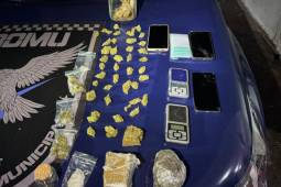 GCM apreende drogas e materiais do tráfico no setor dos Funcionários em Rio Verde