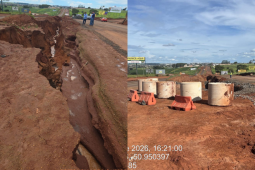 GO-174 passa por interdição parcial após erosão e é liberada após ação emergencial