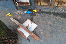 GCM detém suspeito após danificar hidrante e portão de residência na Vila Renovação