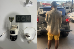 Homem é contido por populares após tentar furtar câmera pela segunda vez em residência na Vila Mutirão