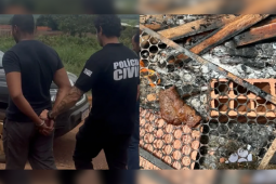 Homem é preso por matar cachorro, assar carne do animal e ameaçar mãe e avó em Planaltina