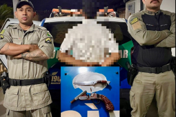 Em Maurilândia homem é preso por violência doméstica, com arma de fogo de fabricação caseira