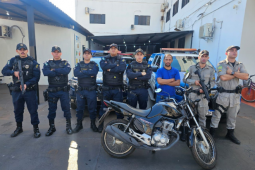 Moto recuperada em menos de 24 horas: Câmeras flagram furto e GCM localiza veículo em Rio Verde
