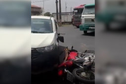 Motociclista é arremessado de viaduto após colisão na BR-060 em Rio Verde