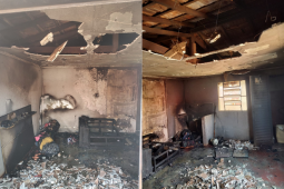 Mulher é suspeita de atear fogo em residência e acaba queimada no Santa Luzia, em Rio Verde
