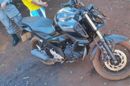 PM recupera motocicleta furtada na BR-452 e prende suspeito por receptação na zona rural
