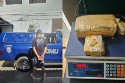 ROMU desmonta ponto de tráfico e prende suspeito reincidente no Jardim América, em Rio Verde