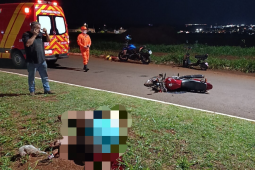 Motociclista morre após sofrer traumatismo craniano grave em acidente próximo ao aeroporto de Rio Verde