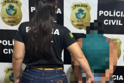 PC prende mulher que deixou filhos de 8 e 10 anos sozinhos para beber com amigos, em Cachoeira Alta