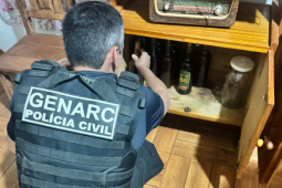 Polícia Civil apreende arma em Rio Verde durante investigação de homicídio em Santa Helena
