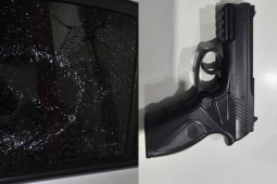 Homem é detido pela PM após disparo com pistola de pressão atingir veículo na BR-060 em Rio Verde