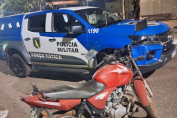 Moto furtada é recuperada pela Força Tática durante patrulhamento em Rio Verde