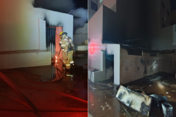 Incêndio atinge depósito de empresa no Centro de Rio Verde durante a madrugada