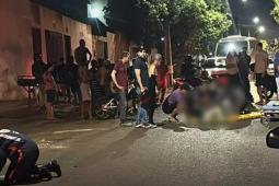 Criança de 11 anos fica ferida após ser atingida por motocicleta em Rio Verde