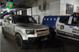 Força Tática recupera Land Rover com registro de furto na BR-060, em Rio Verde