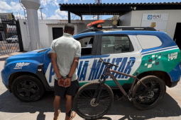 PM recupera bicicleta furtada após abordar suspeito no Residencial Interlagos