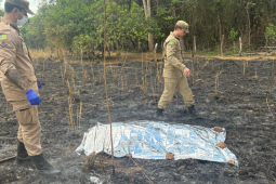 Homem de 65 anos é encontrado morto durante incêndio em área rural de Piracanjuba