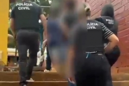 Investigado por violência doméstica foge, tenta atrapalhar investigação e acaba preso pela Polícia Civil