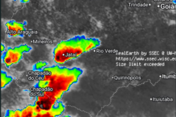 Sudoeste de Goiás tem possibilidade de chuva forte e granizo nesta quarta (14)